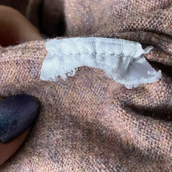 Ella Moss merino wool Womens Medium Heathered Rose Crewneck Pullover Sweater - Picture 8 of 8